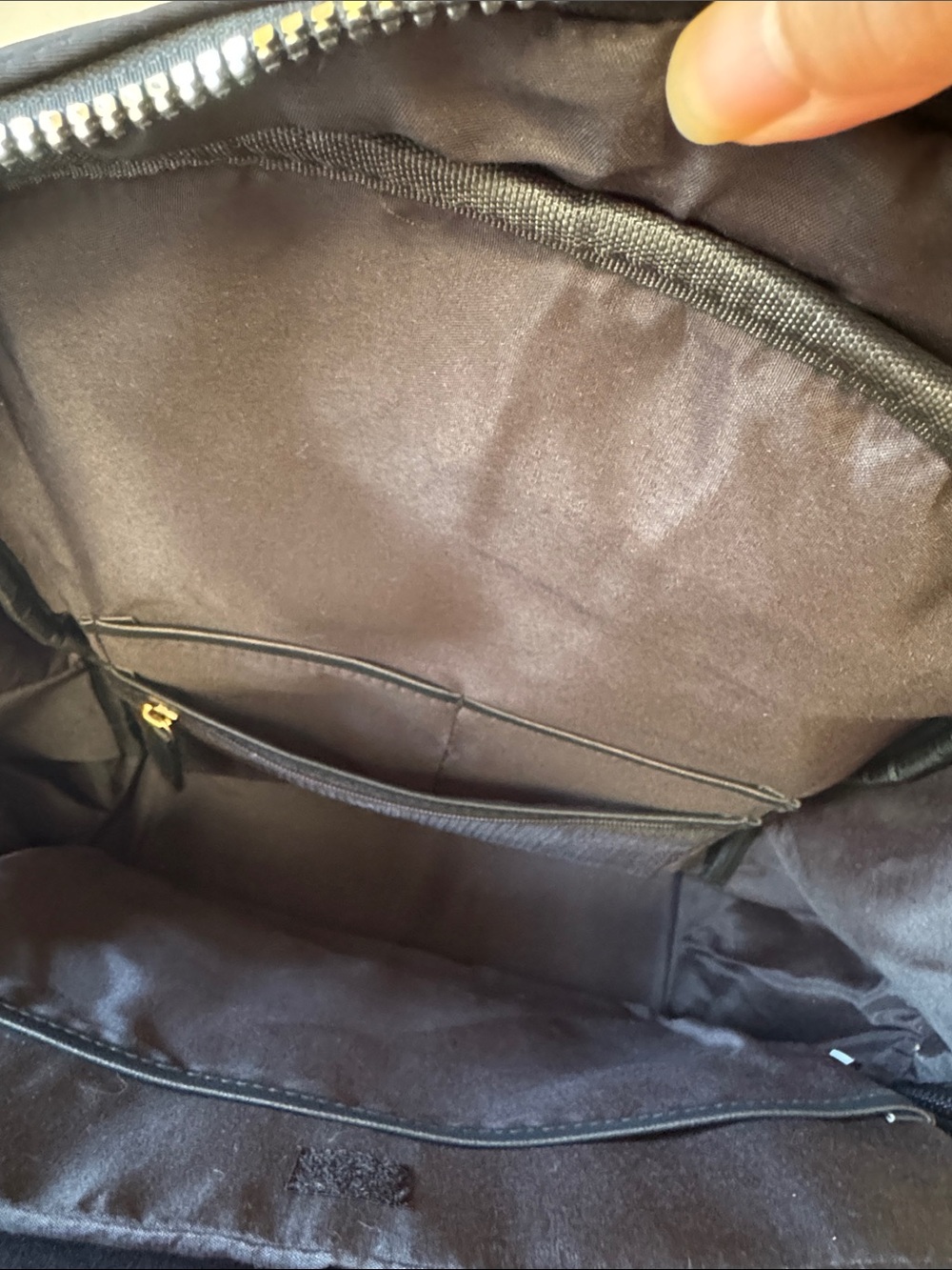 Hard Rock Cafe Black Backpack with Gold Accents - Picture 8 of 12